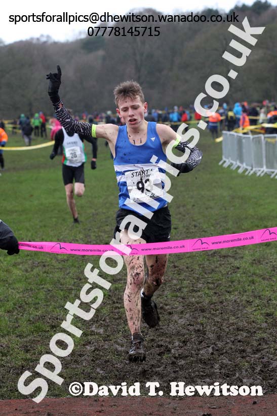 Mens under-17 Northern Cross Country Champs., Witton Park, Blackburn. Photo: David T. Hewitson/Sports for All Pics